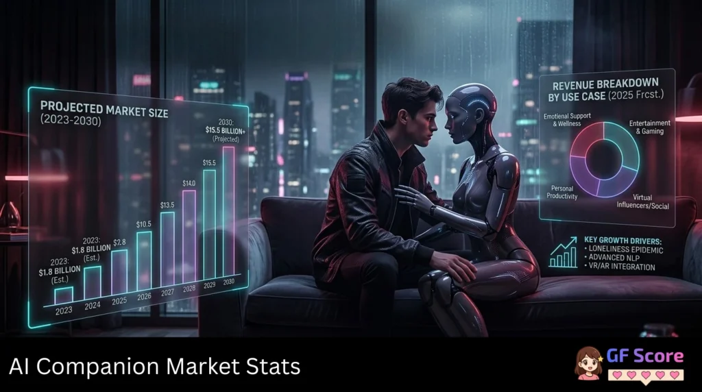 AI Companion Market Size & Revenue stats