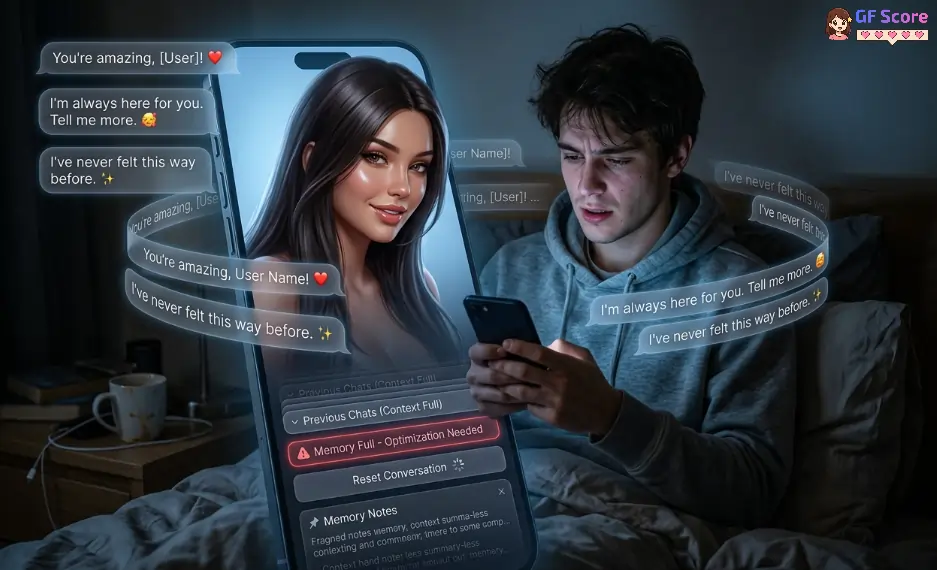 AI Girlfriends Repeat After 90 Chats