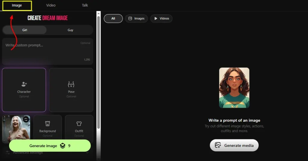 Xtease AI Image Generator