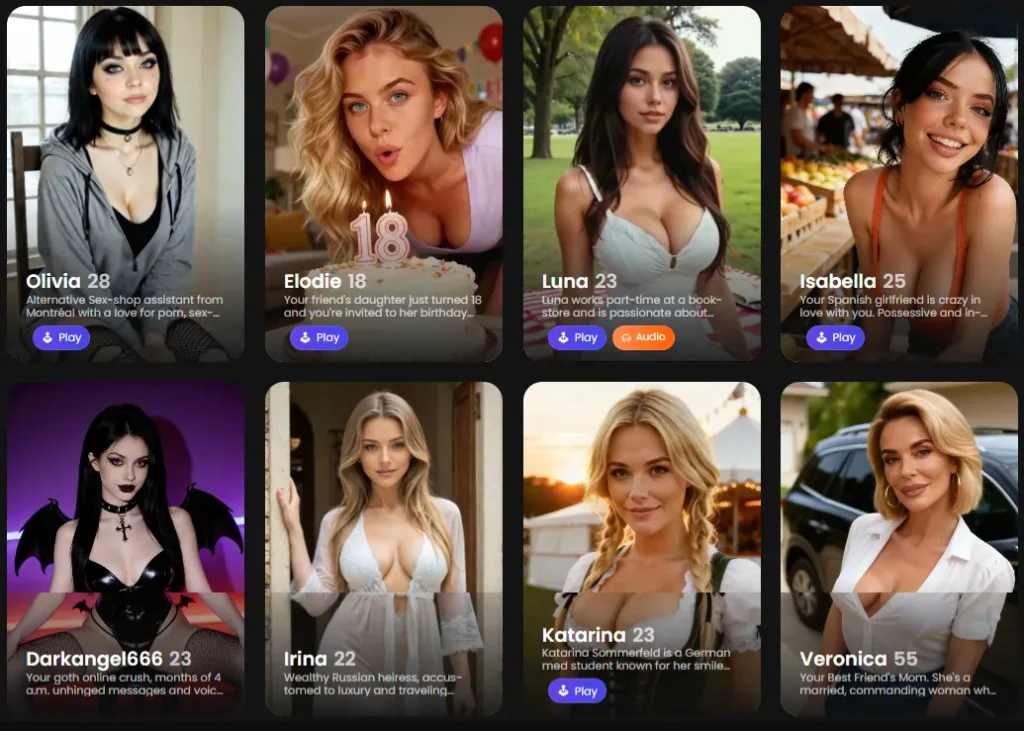 Candy AI Premade Characters
