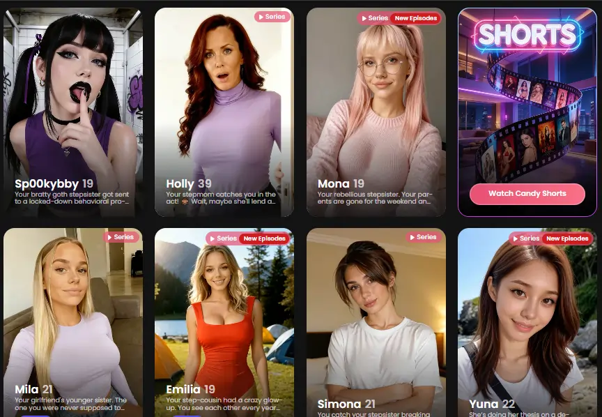 Character Library Candy AI