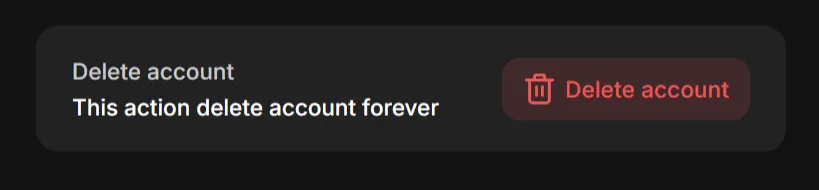 Delete Your Tyan AI Account
