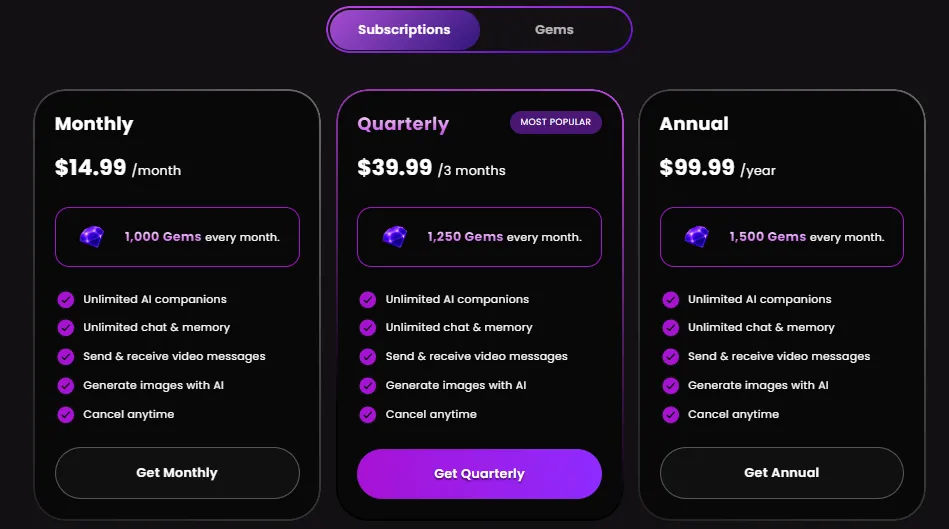 Dreamz.ai Pricing Plans