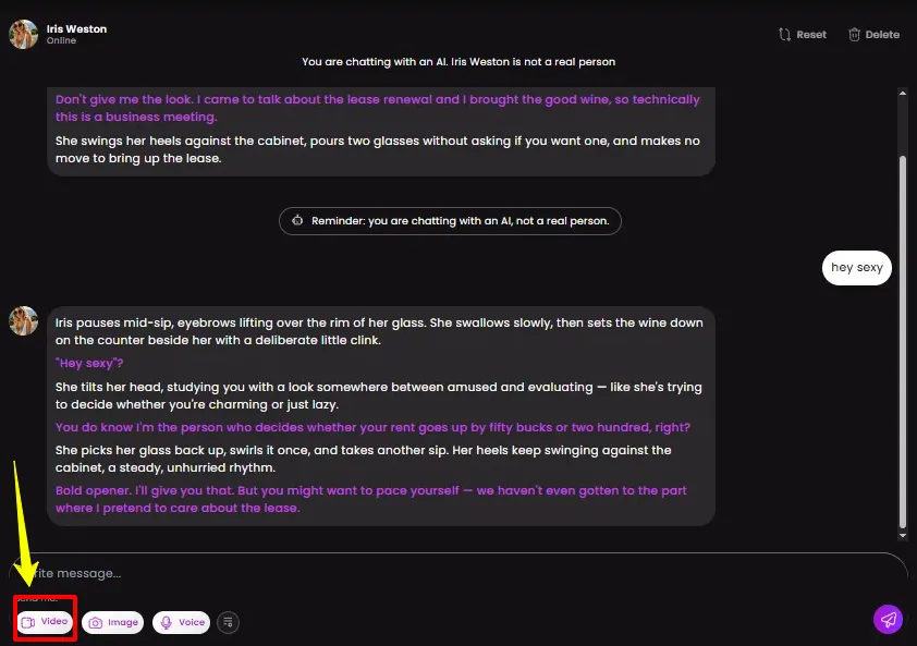 Dreamz.ai Video Messages Feature
